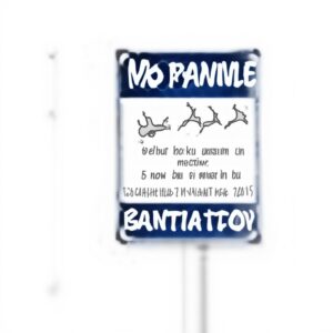 Cartello Santa Parking Alluminio Decorazione Natale Giardino
