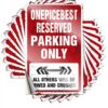 Adesivi auto KAXW parcheggio riservato vinile decorativo