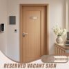 Cartello bagno vacante Generic legno scorrevole hotel-2
