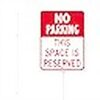 Cartello da cortile Geroclonup alluminio resistente