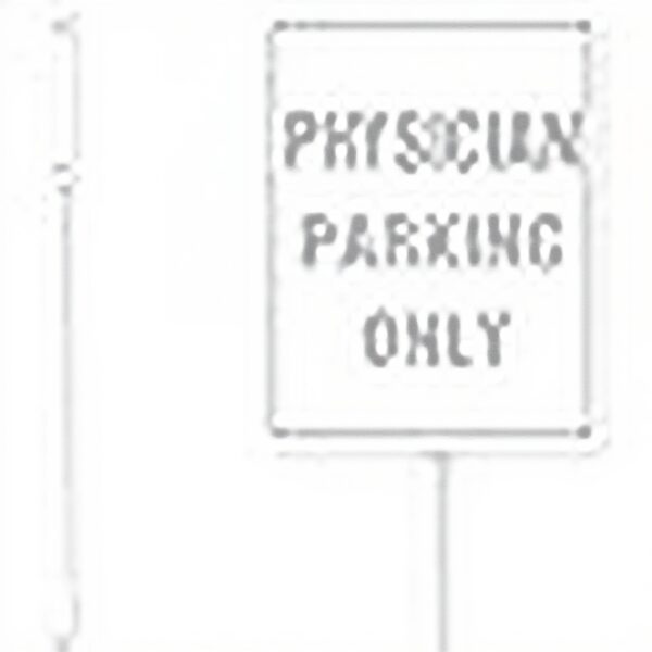 Cartello Parcheggio Clienti Horienteeon Alluminio Resistente