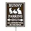 Cartello Parcheggio Conigli Horienteeon Alluminio Rustproof
