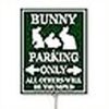 Cartello Parcheggio Conigli Horienteeon Alluminio Rustproof
