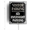 Cartello parcheggio visitatori Horienteeon alluminio robusto