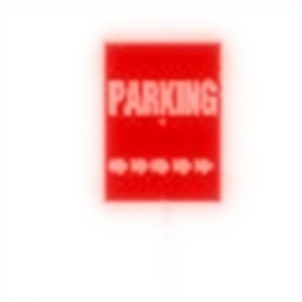 Cartello parcheggio clienti Horienteeon alluminio resistente