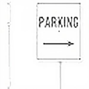 Horienteeon Cartello Parcheggio Riservato Alluminio