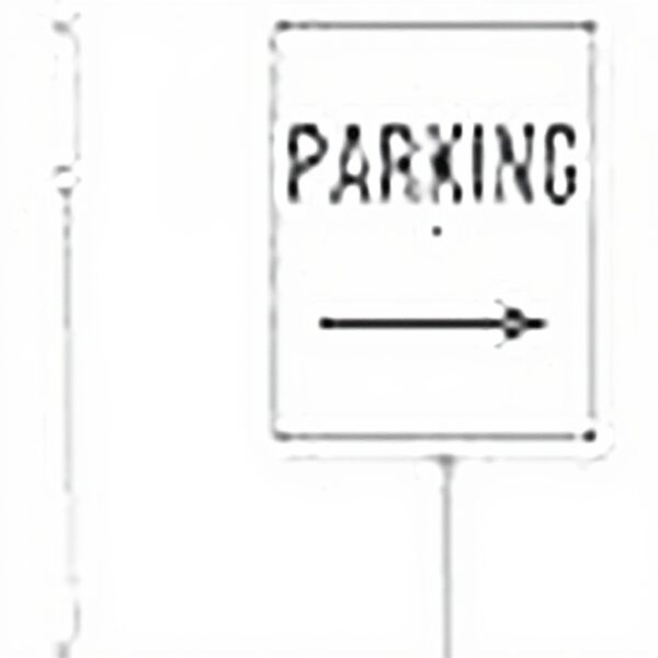 Horienteeon Cartello Parcheggio Riservato Alluminio