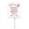 Cartello Parcheggio Babbo Natale Horienteeon Alluminio