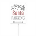 Cartello Parcheggio Babbo Natale Horienteeon Alluminio