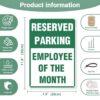 Cartello parcheggio riservato Kadezia alluminio verde