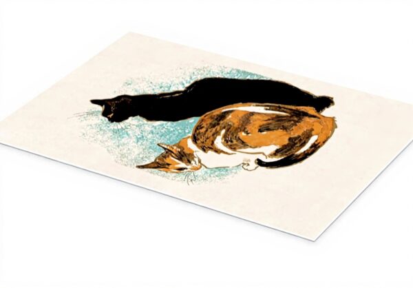 Poster Gatti Steinlen Decorazione Pareti Carta Premium