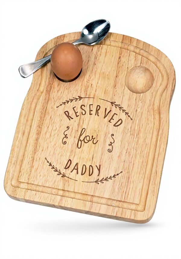 Portauovo Legno Daddy Colazione Dippy Pasqua Gift Base