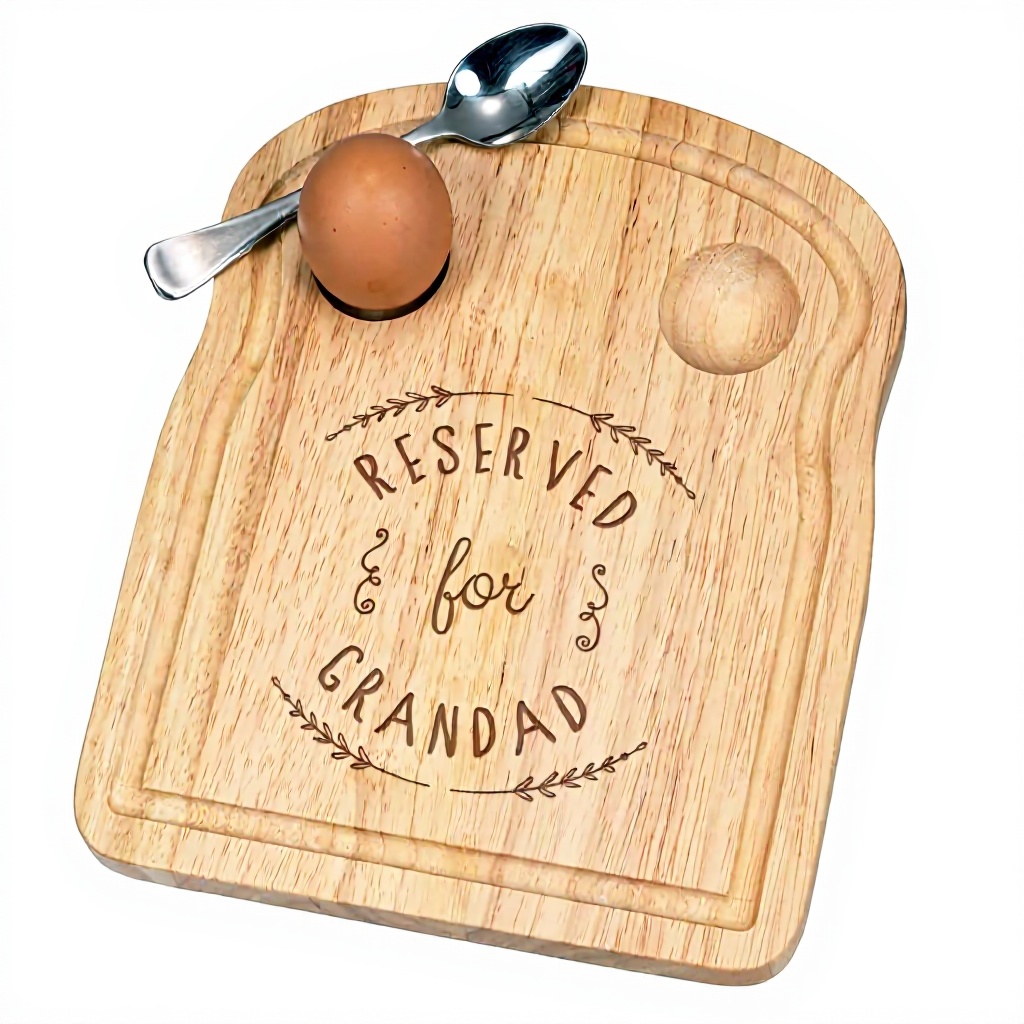 Portauovo in Legno Nonno Colazione Dippy Gift Base Pasqua