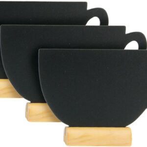 Set Lavagne da Tavolo SECURIT Base Legno Pennarello Gesso-0
