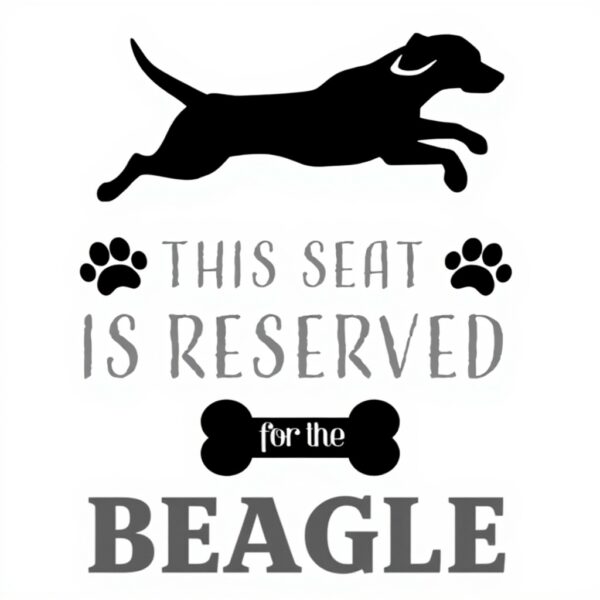 Targa Metallo Beagle Segno Decorativo Cucina Bagno Bar