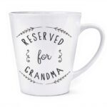 Tazza latte 12oz Gift Base per nonna ceramica infanzia