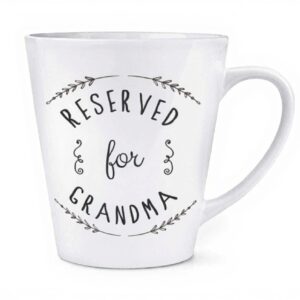 Tazza latte 12oz Gift Base per nonna ceramica infanzia