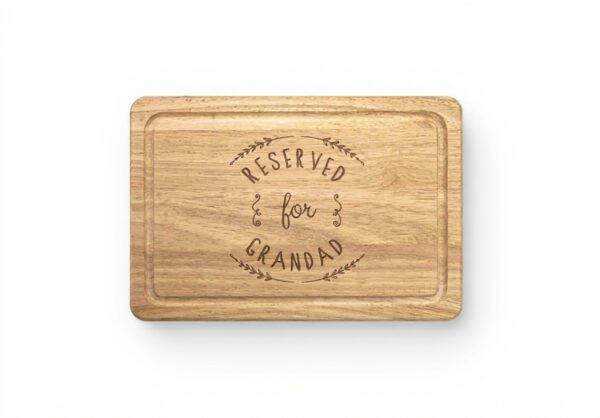 Tagliere Legno Nonno Rettangolare Gift Base Design Inciso