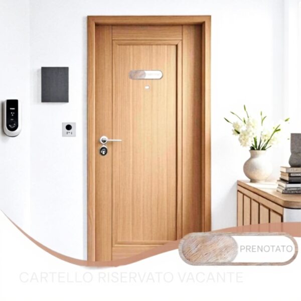 Cartello bagno libero occupato scorrevole shjxi legno