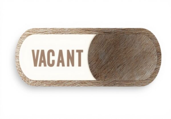 Cartello bagno libero occupato scorrevole shjxi legno