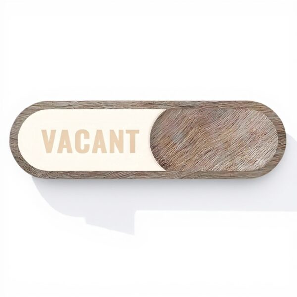 Cartello Bagno Vacante Legno Scorrevole Genérique Hotel