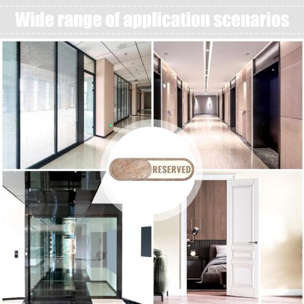 Cartello Bagno Vacante Legno Scorrevole Genérique Hotel