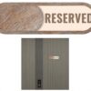 Cartello Bagno Vacante Legno Scorrevole Genérique Hotel