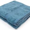 Alpes Blanc telo bagno spugna cotone Verde Salvia Blu-5
