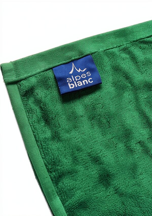 Alpes Blanc telo bagno spugna cotone Verde Salvia Blu-3