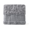 Lenzuola da bagno Alpes Blanc cotone assorbente Grigio rosa-3
