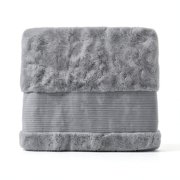 Lenzuola da bagno Alpes Blanc cotone assorbente Grigio rosa-3