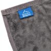 Lenzuola da bagno Alpes Blanc cotone assorbente Grigio rosa-2