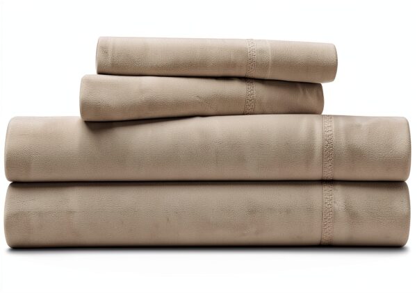 Parure lenzuola Alpes Blanc cotone percalle grigio 140x140-0