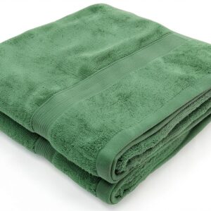 Alpes Blanc telo bagno spugna cotone Verde Salvia Blu-0