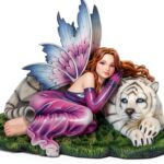 Regalandia statua resina bianco decorazione casa collezione-0