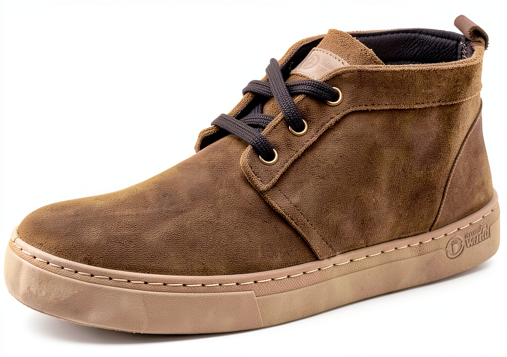 Installing Scarpe invernali uomo Natural World marrone grigio 43 45 EU on a wooden desk