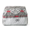 Alpes Blanc Lenzuola Matrimoniale Cotone Reversibile Grigio-2