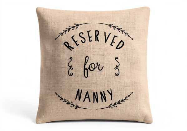 Copricuscino Gift Base Nanny effetto lino decorativo casa