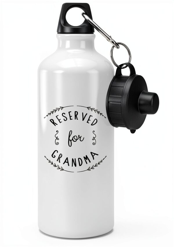 Borraccia Gift Base Sports 600ml metallo bianco palestra