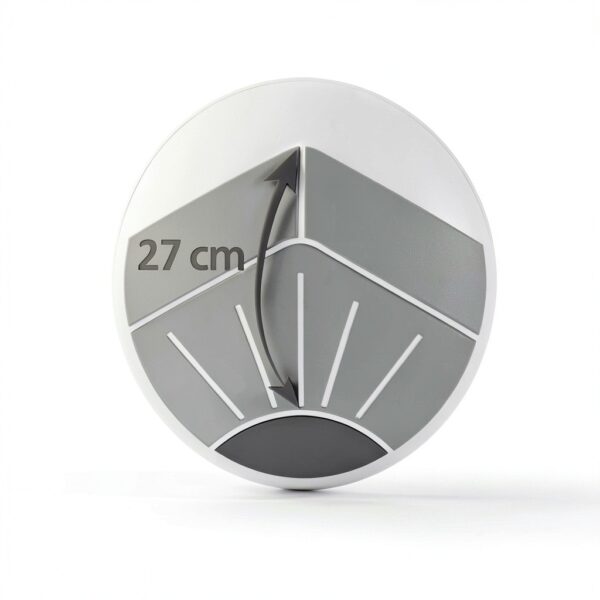 Coprimaterasso Spugna Impermeabile Alpes Blanc Coppe 23 cm-2