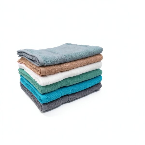 Set asciugamani Alpes Blanc cotone morbido colori moderni-4
