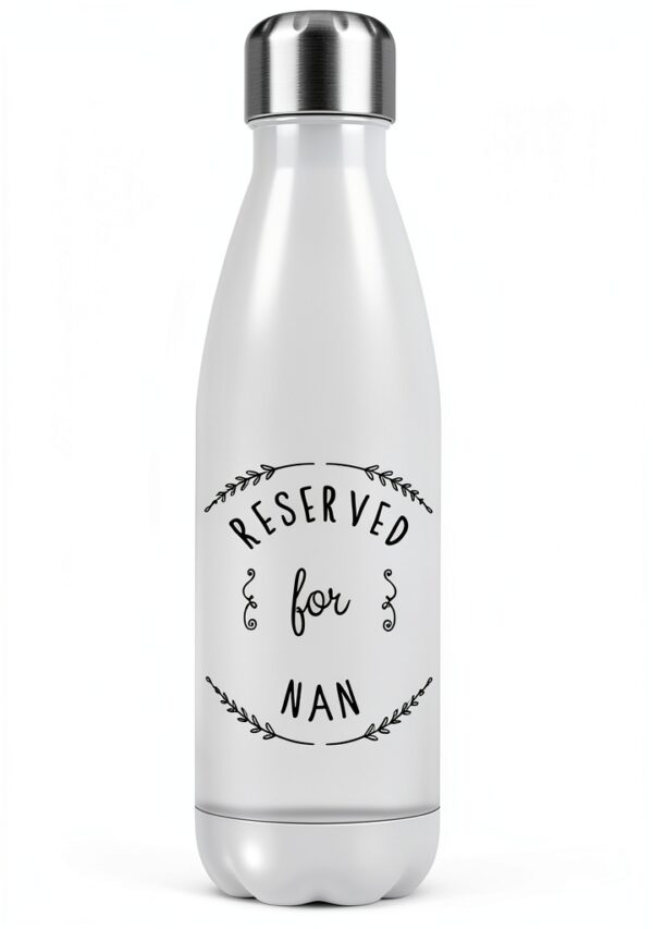 Borraccia Isolata Gift Base Acciaio Inox 500ml Bianco Sport