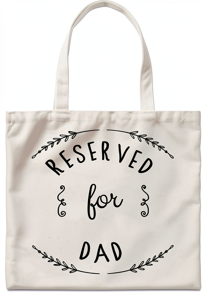 Borsa sporta regalo papà mostrata in uso durante la spesa