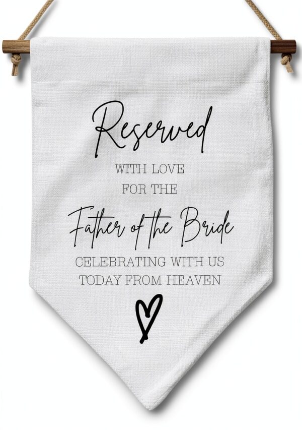 Cartello commemorativo matrimonio UNIQUEPGIFTS lino paradiso-0