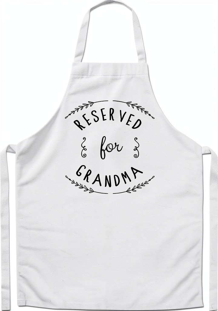 'Grembiule Nonna Chef indossato in una cucina moderna'