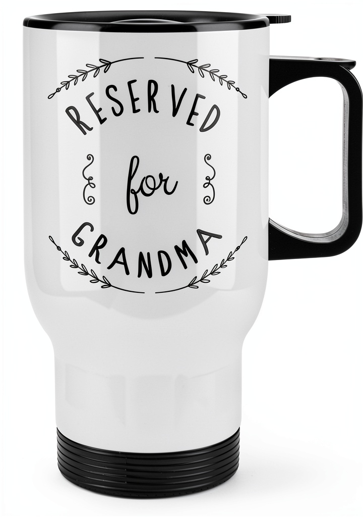 Tazza con manico Gift Base in uso su un tavolo da cucina
