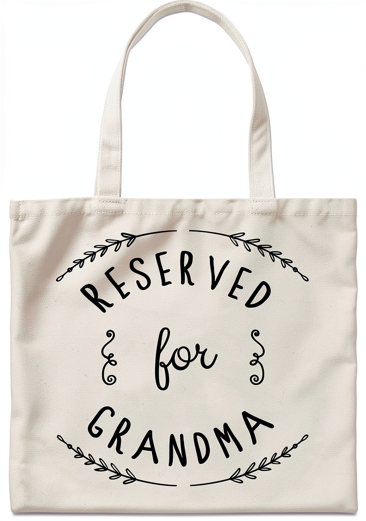 Borsa Grande Nonna Regolare Spesa Riutilizzabile Gift Base utilizzata per la spesa al mercato con frutta e verdura