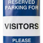 Cartello Parcheggio Visitatori VSafety Blu A1Z RFC 0 12ZA4 R-0