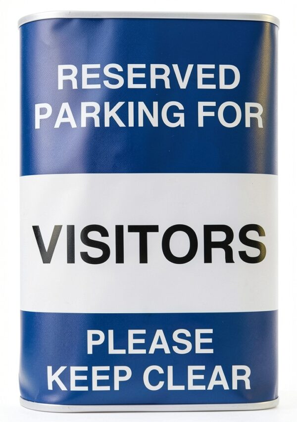 Cartello Parcheggio Visitatori VSafety Blu A1Z RFC 0 12ZA4 R-0