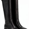 Stivali Donna Nero Pelle Eleganti Comodi Taglie 37-41 EU-1